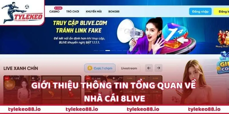 Giới thiệu thông tin tổng quan về nhà cái 8LIVE